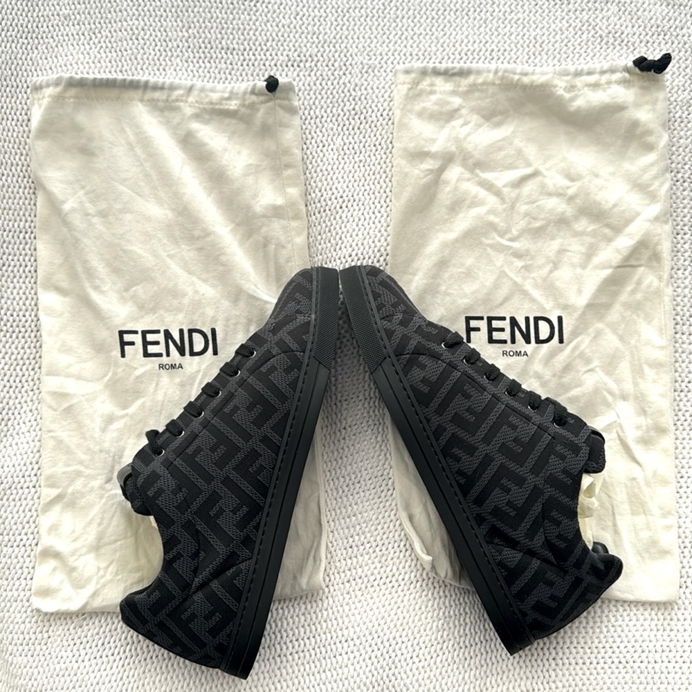 Fendi Tech Fabric Low Top